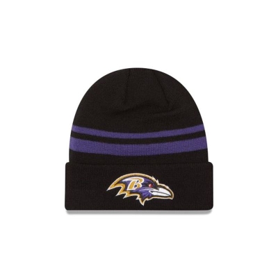 Baltimore Ravens Gorra | New Era NFL Cuff Knit Beanie Mexico - Negros